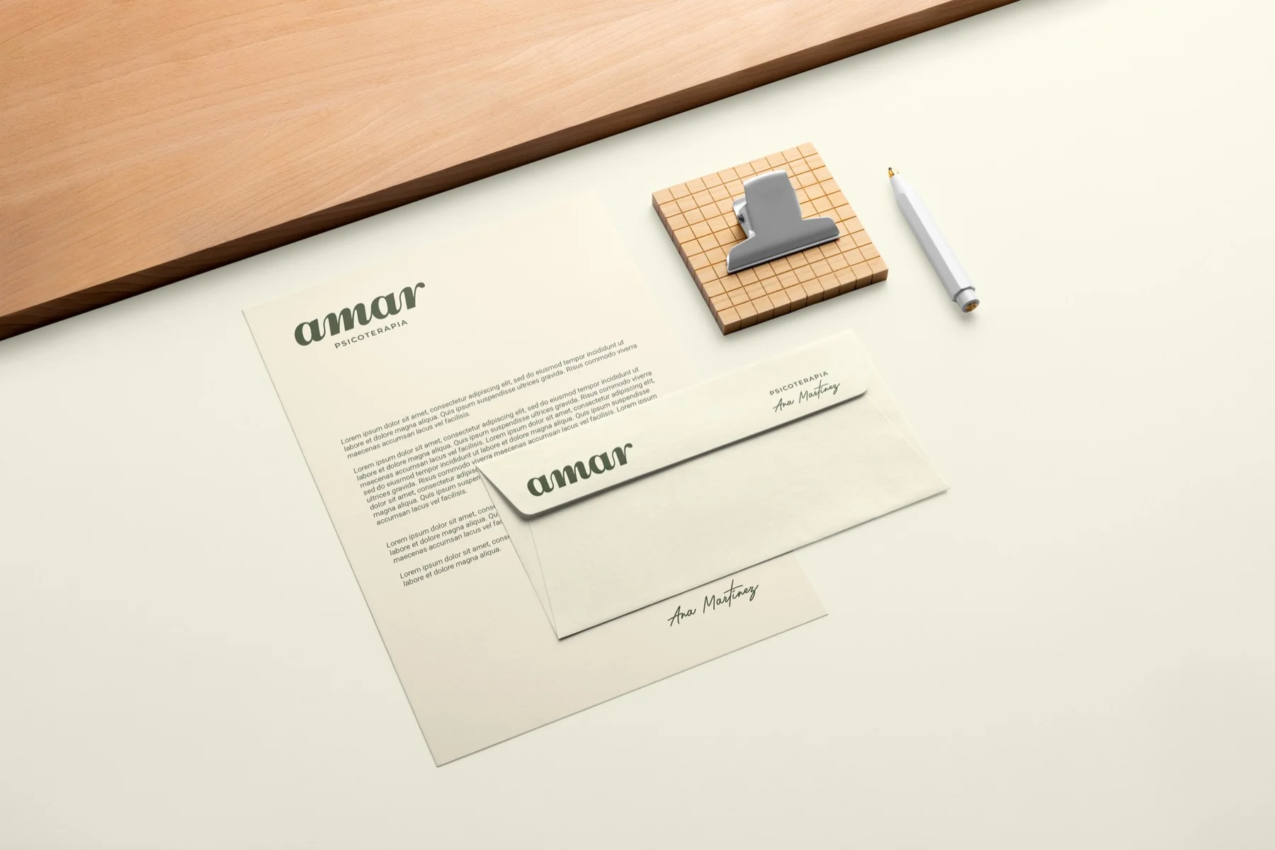 Amar by Ana Martínez — galería del proyecto de branding y naming