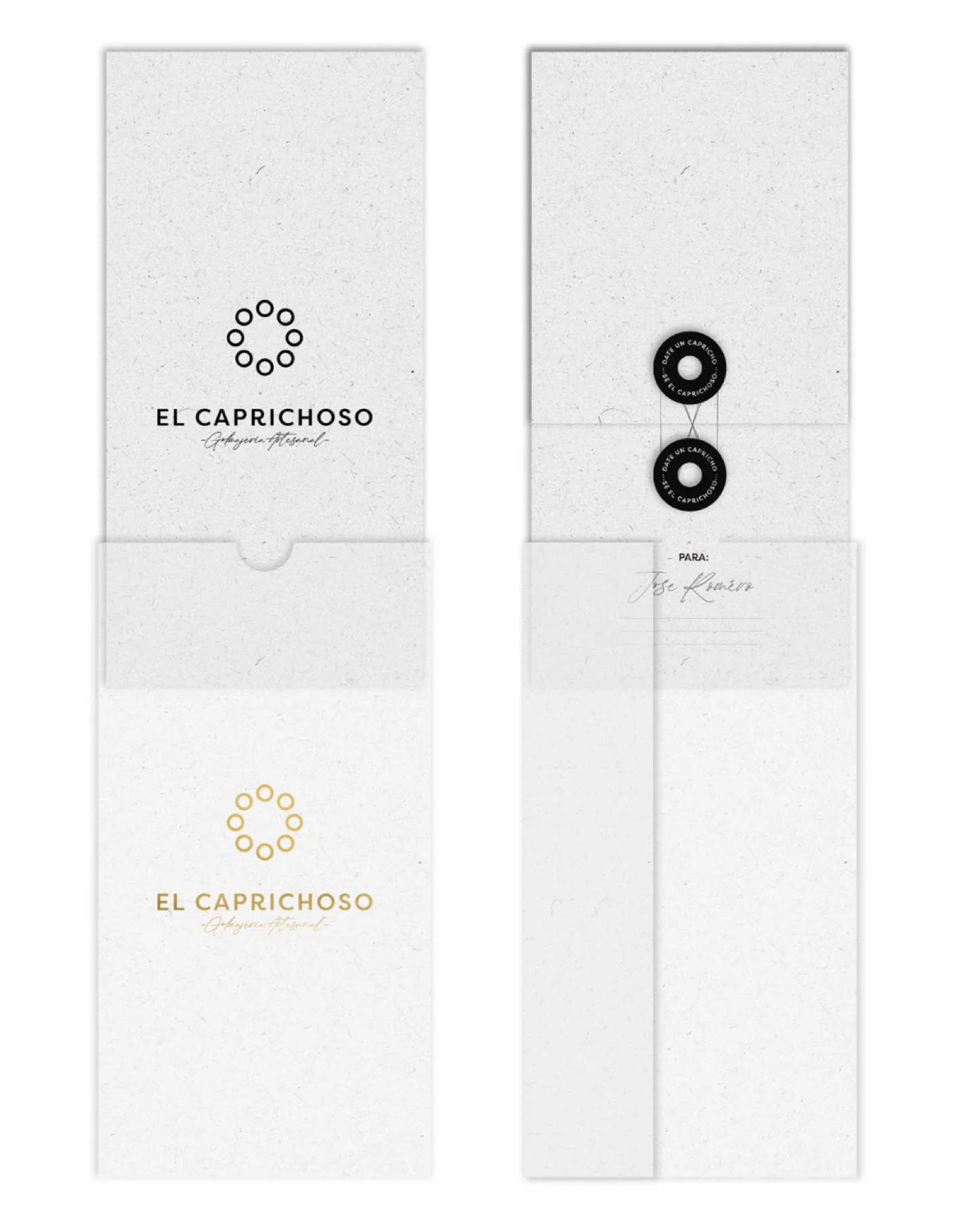 El Caprichoso — sistema gráfico e ilustraciones de marca
