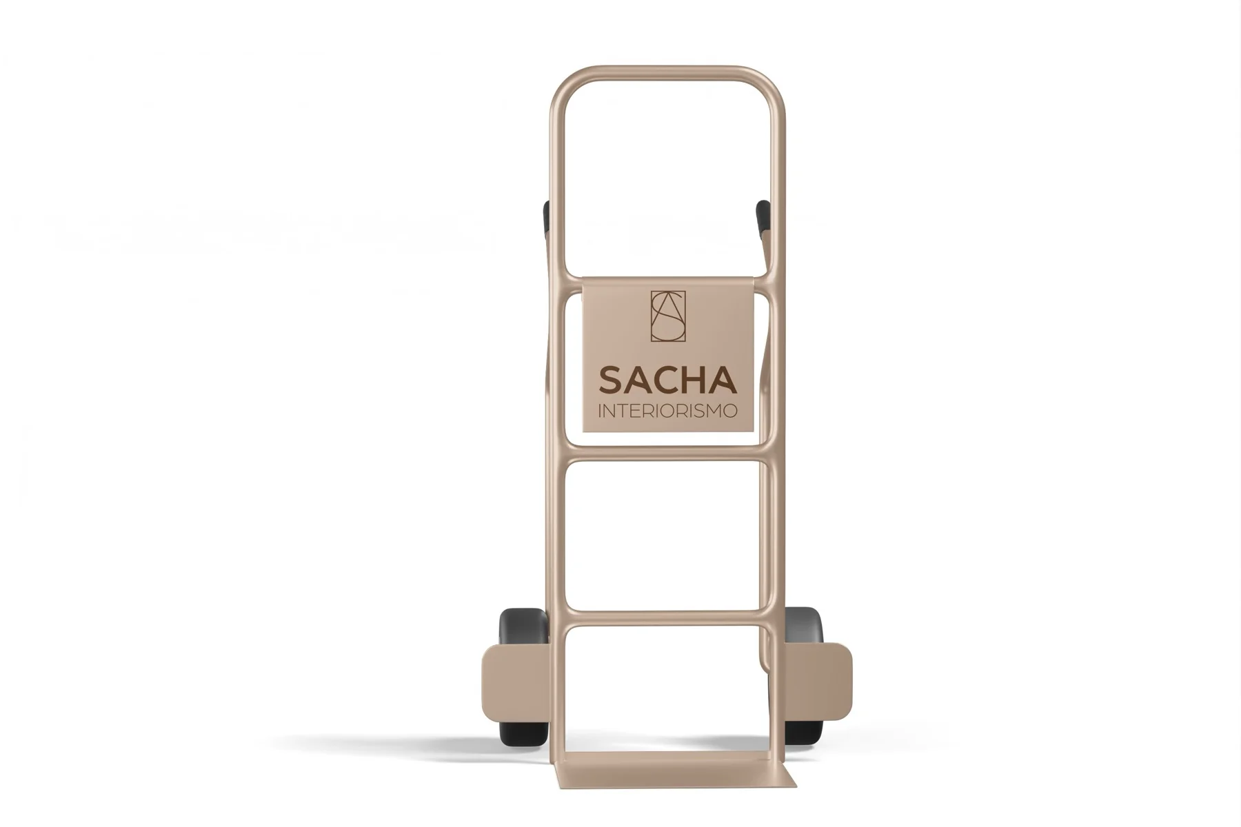 Sacha Interioristas — detalle del sistema de identidad visual