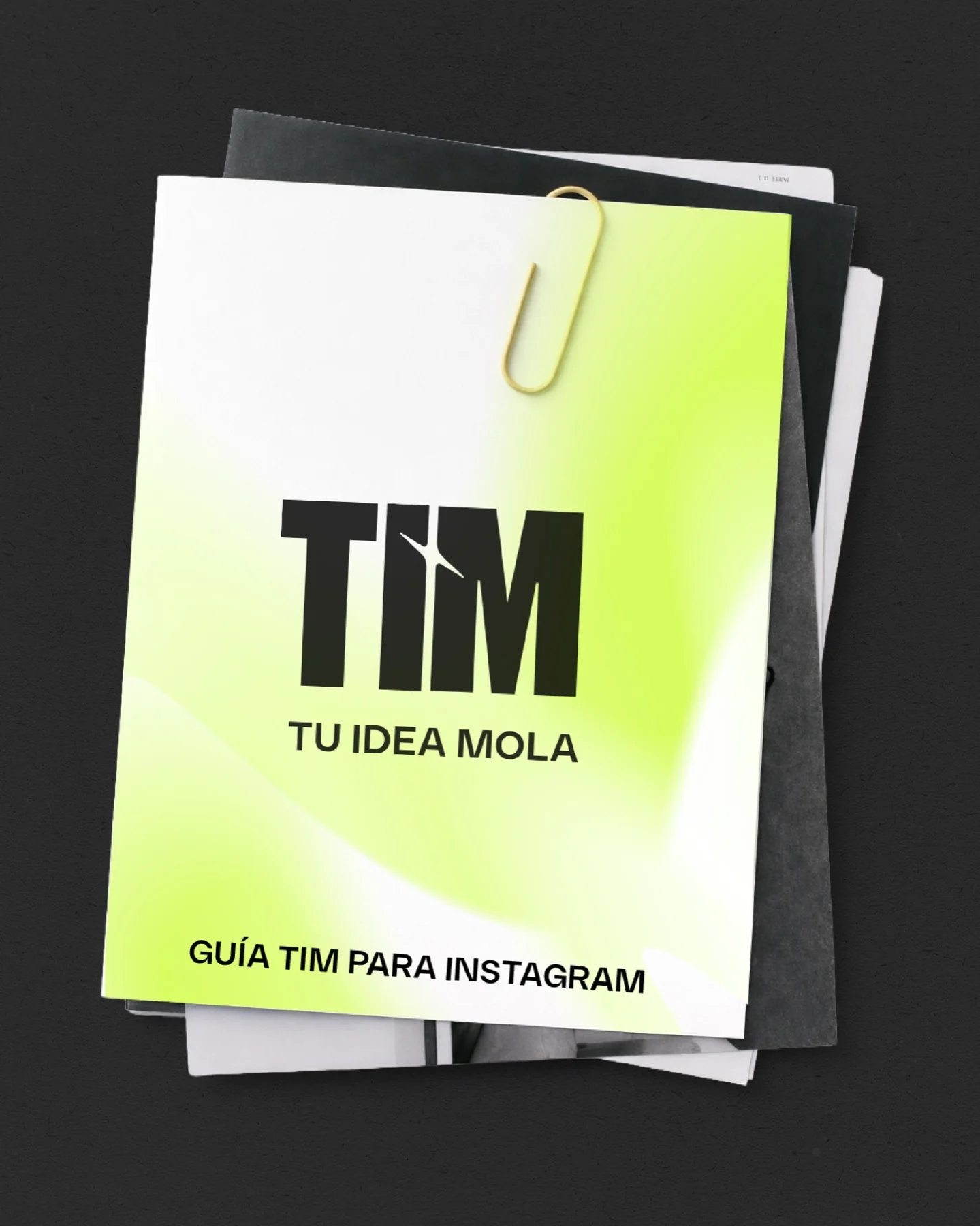 Tu Idea Mola — mockup de papelería corporativa
