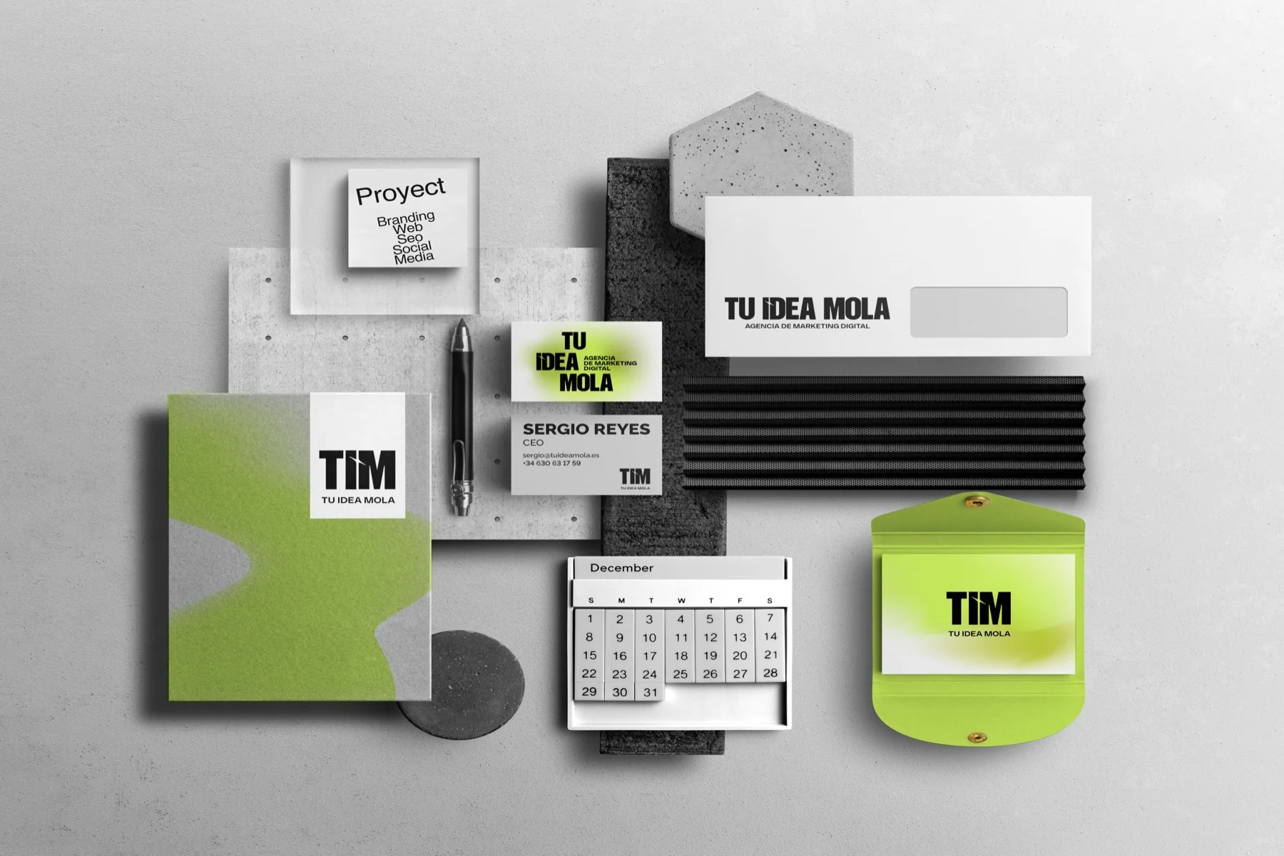 Tu Idea Mola — rebranding e identidad visual para agencia creativa