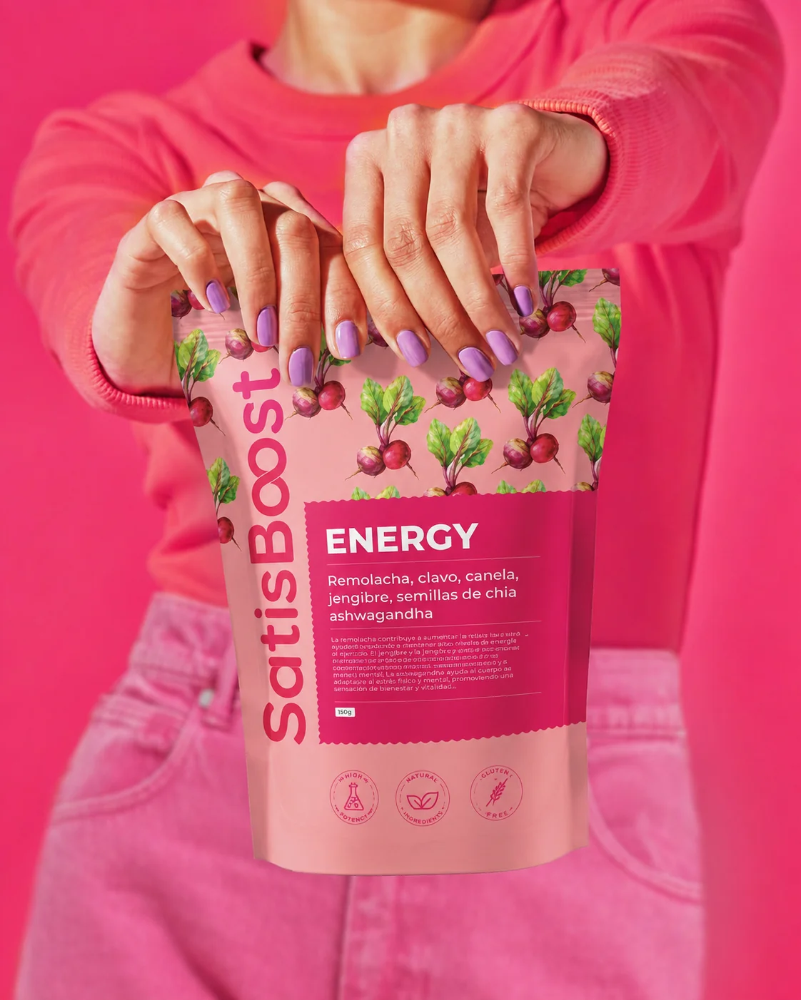 Satislent — gama completa de productos con packaging diseñado por Kroos Studio
