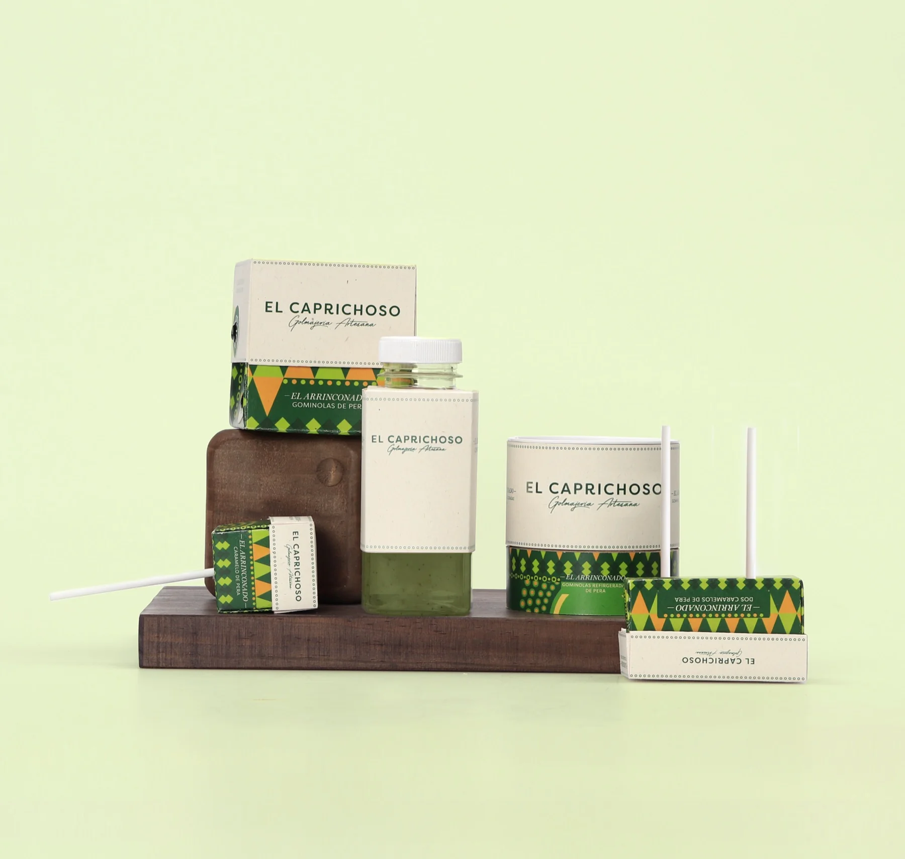 El Caprichoso — packaging abierto mostrando el interior de la caja