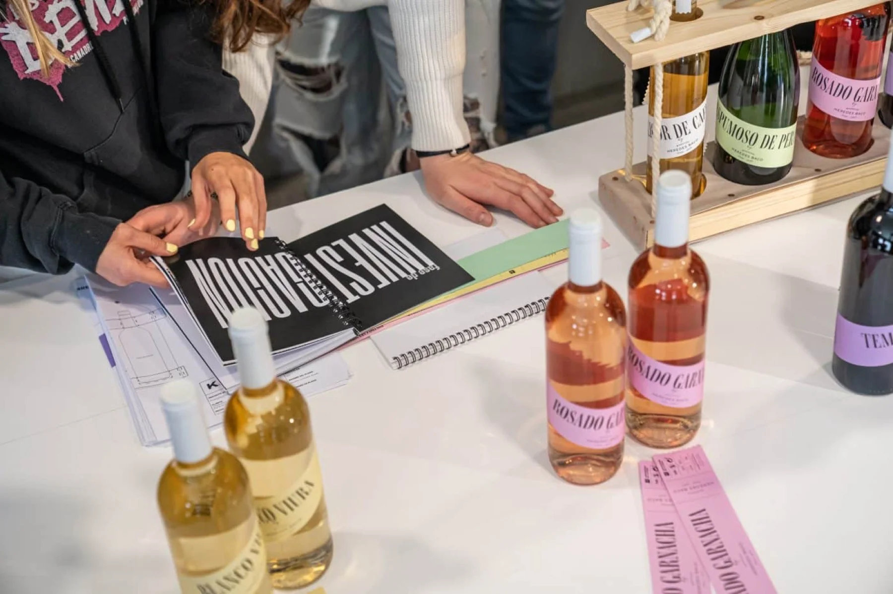 Heredes Baco — resultado final del diseño de etiqueta de vino